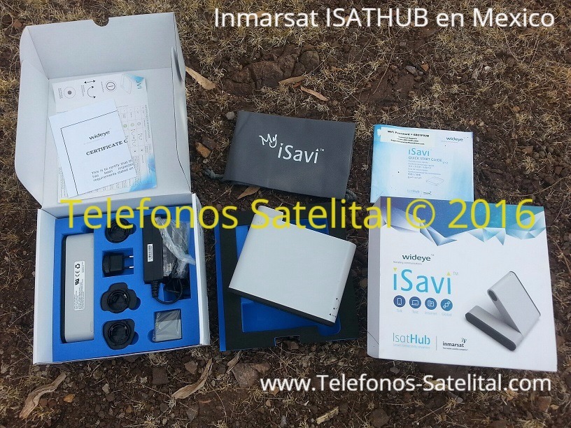 Oferta de ISAT HUB ISAVI modem wifi via Satelital en Mexico